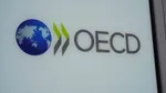 OECD logo on a sign