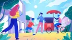 Ice cream consumption illustration