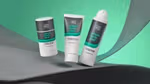 Line-up of Dove Men+Care’s latest deodorant products that are designed to provide odour protection for the whole body.